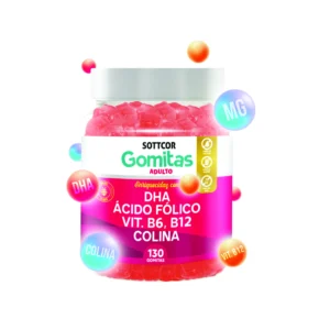 Gomitas DHA  Acido folico adulto x 130