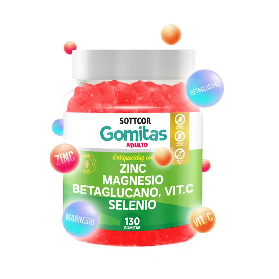 Gomitas Zinc Magnesio adulto x 130
